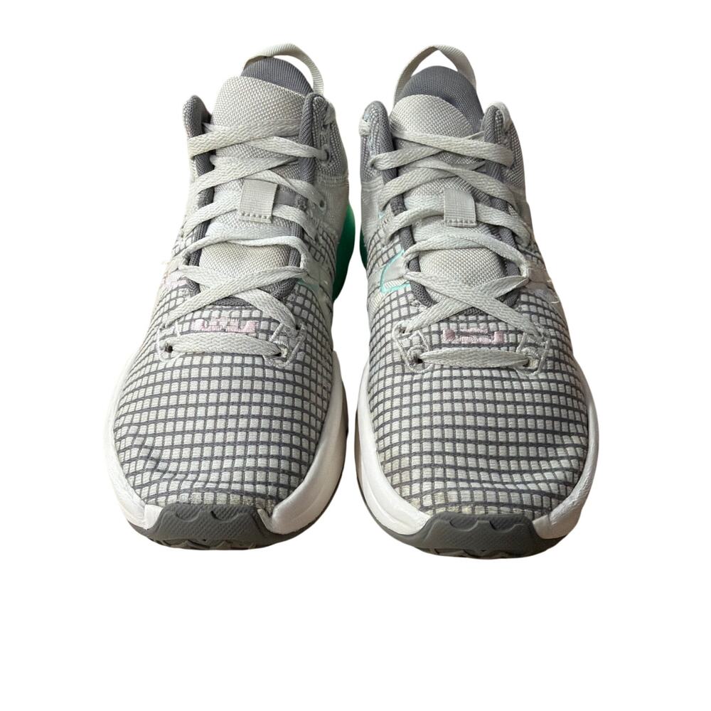 Nike LeBron Witness 7 Flat Pewter Mint 7.5 Basketball Shoes - Picture 6 of 7